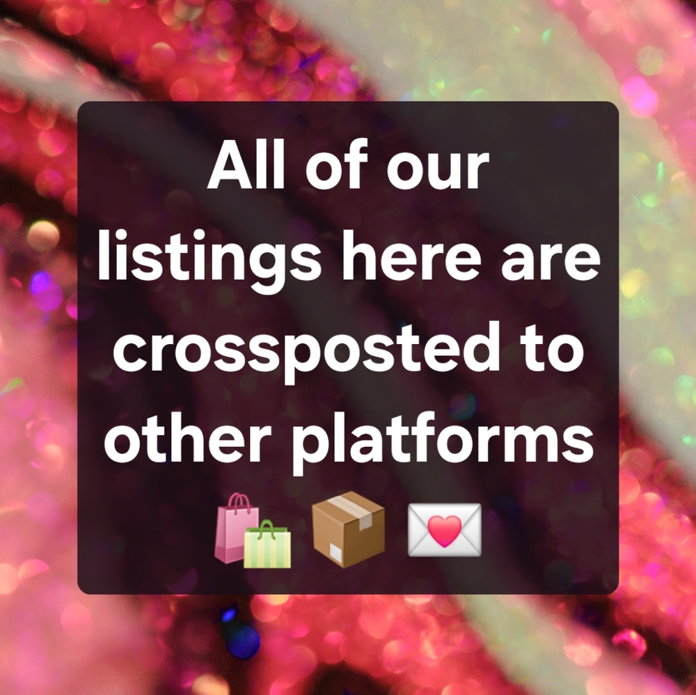 All listings are crossposted 🛍📦💌